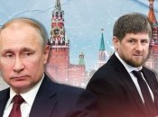 Владимир Путин и Рамзан Кадыров (слева направо)