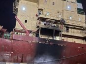 Поврежденное россиянами судно