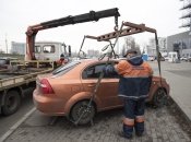 Евакуація автівки на штрафмайданчик