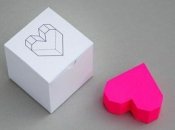 Как сделать красивую коробку для подарка: схема подарочной коробки в виде сердца