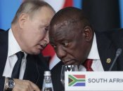 владимир путін і Сиріл Рамафоса