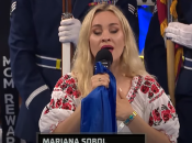 Марьяна Соболь исполнила гимн Украины
