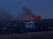 Пожар в оккупированном городе