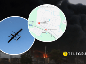 Пожар на нефтебазе в РФ