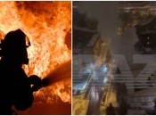 Для ліквідації вогню росіянам знадобилося кілька годин