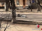 Остаток снаряда после обстрела Николаева в начале апреля