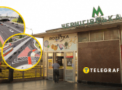 Станція метро "Чернігівська" та план реконструкції дорожньої розв'язки