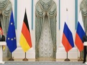 Прес-конференція канцлера ФРН та президента Росії