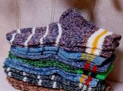 В'язані шкарпетки для бійців ЗСУ