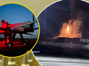 Горящий завод в Саранске