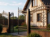 Будинок з вертикальним парканом