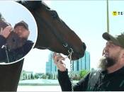 Кадиров і його кінь Зазу