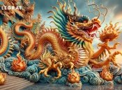 Дракон - це символ сили, влади, мудрості та удачі (фото створене з допомогою ШІ)