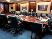 Кадр відеоконференції на початку грудня