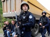 Полицейский спецназ на севере Косово