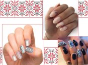 Маникюр с вышивкой 2023 - стильные идеи