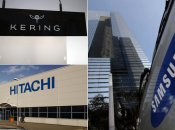 Samsung, Kering, Hitachi