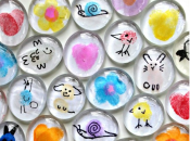 Поделка для самых маленьких: как сделать магнит с пальчиковыми рисунками малыша