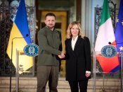 Президент України Володимир Зеленський та прем’єр-міністр Італії Джорджа Мелоні