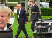 Дональд Трамп и сын Бэррон