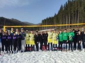 Чемпіонат України з волейболу на снігу пройшов у Буковелі