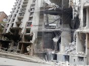 Масштабы повреждений от ракетного обстрела столицы впечатляют