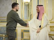 Владимир Зеленский и Фейсал бин Фархан Аль Сауд