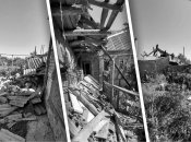 Разрушения в городе Орехов