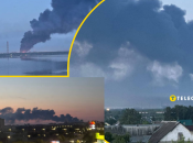 Липецьк накрив дим, пожежа триває