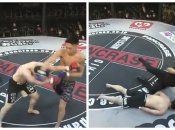 Бій завершився страшним нокаутом