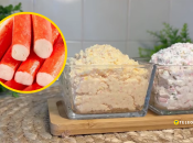 Из крабовых палочек получаются вкусные закуски