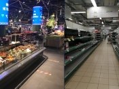 Санкції працюють: журналіст показав, як виглядають магазини в Росії та Україні