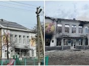 Школа №1 в Авдеевке разрушена в результате обстрела россиян