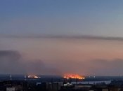 Пожар на аэродроме в Ейске