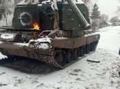 Сожженная техника рашистов