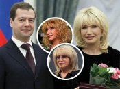 Ірина Аллегрова, Дмитро Медведєв