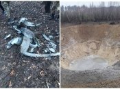 Место падения ракеты