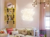 Есть идея: неоновая надпись на стене своими руками