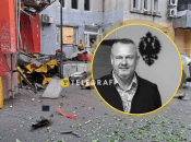 В Новой Каховке дрон атаковал авто коллаборанта Леонтьева