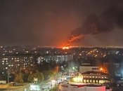 Масштабна пожежа у Донецьку: полум’я бачили з різних частин міста (відео)