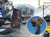 Удар по железной дороге в Шостке