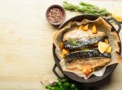 Пикантная запеченная скумбрия