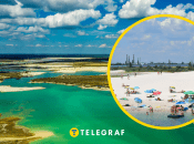 Люди їздять сюди покупатися і відпочити