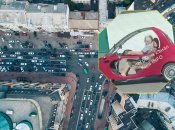 Редкий электрокар попал на видео