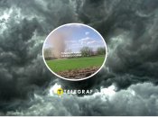 На Рівненщині помітили пиловий вихор