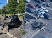 Кадри з аварії