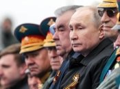 диктатор путин на параде 9 мая