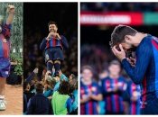 Жерар Пике попрощался с Барселоной