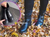 Осенние сапожки с заломами