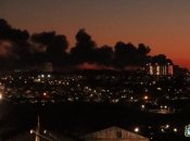 Стовп диму над Курськом